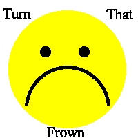 frown