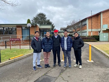 gerry bourke and msc students