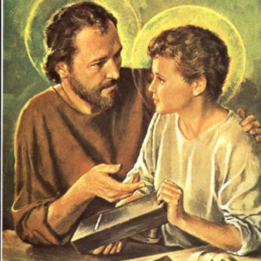 saint joseph worker with child jesus ic 5032 traditions monastiques Copy