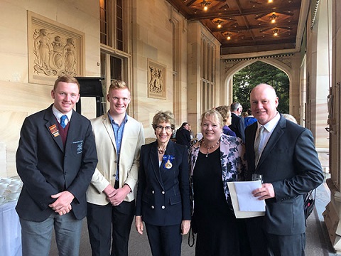 Darcy Howard and Family with NSW Governor Margaret Beazley AO QC web