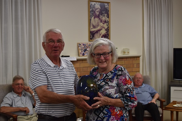 Fred and Sue Stubenrauch farewell