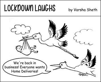 covid cartoons stork