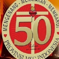 Congratulations, MSC Indonesian Province, 50 Years, October 2021