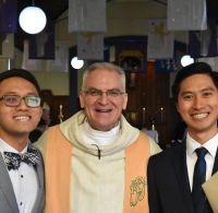 A happy day for the Australian MSC Province – Trieu and Daniel make their first profession.