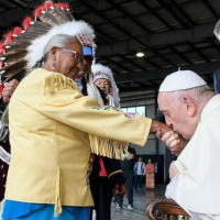 Francis and Canada’s First Nation peoples. Contrition, Confession, Reconciliation, Atonement… and a reminder to the Australian Church and preparation for the referendum.