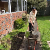 Laudato si and MSC Formation – the backyard of Cuskelly House, Blackburn